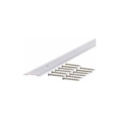 M-D Building Products M-D Seam Binder, Wide, Fluted, 72"L, Silver, Screw Nails 78097